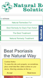 Mobile Screenshot of naturalremedysolutions.com